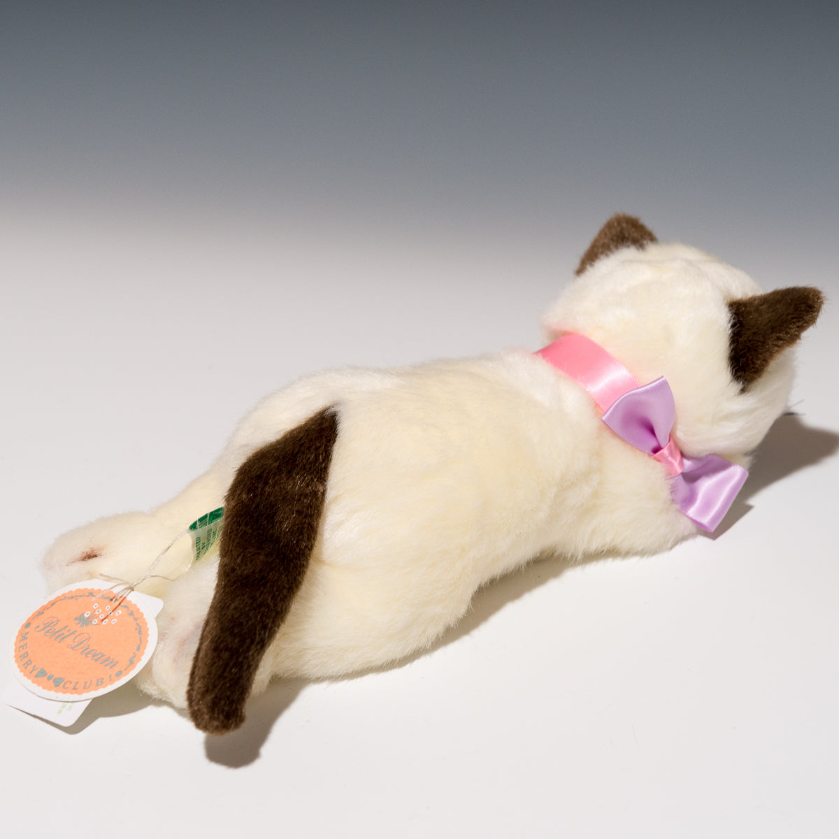 たけのこ TAKENOKO ぬいぐるみ リボンネコ シャムネコ 15783 後ろ