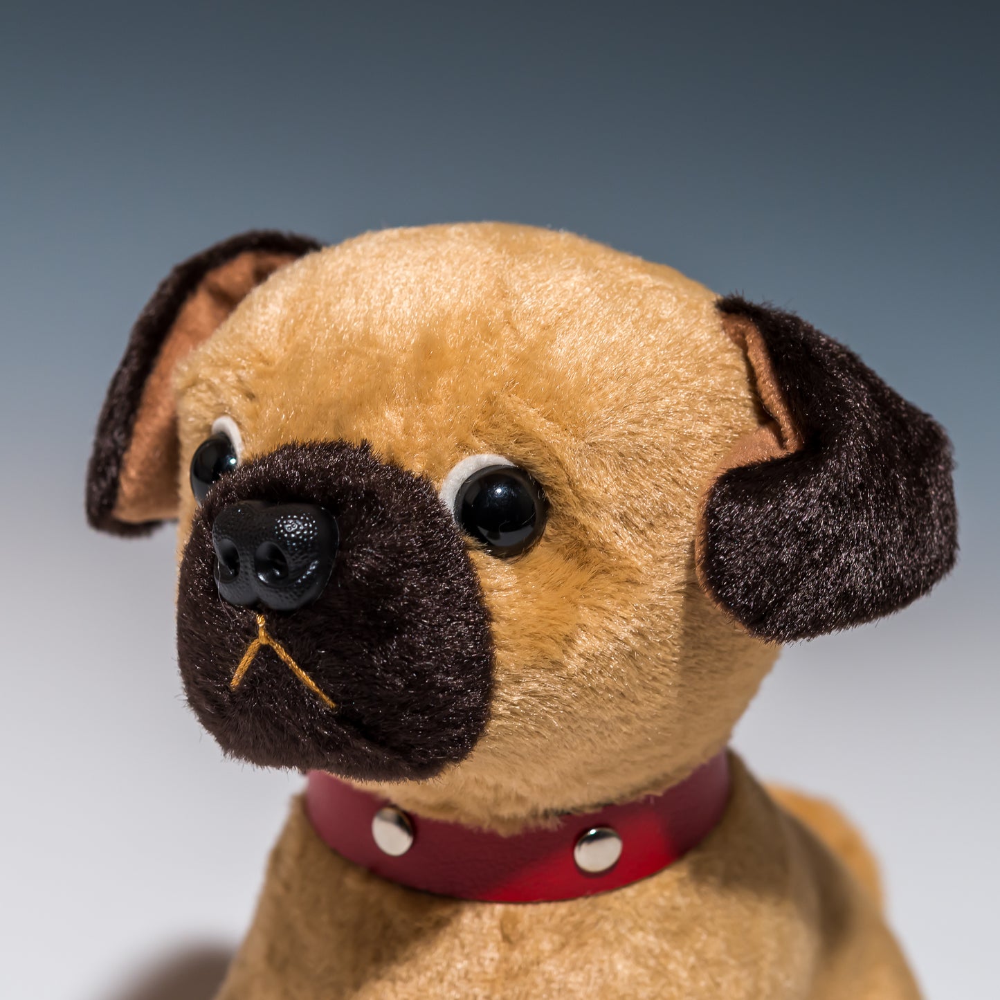 スターチャイルド STAR CHILD ぬいぐるみ わんわんペットコレクション パグ 座型 1089 左横顔