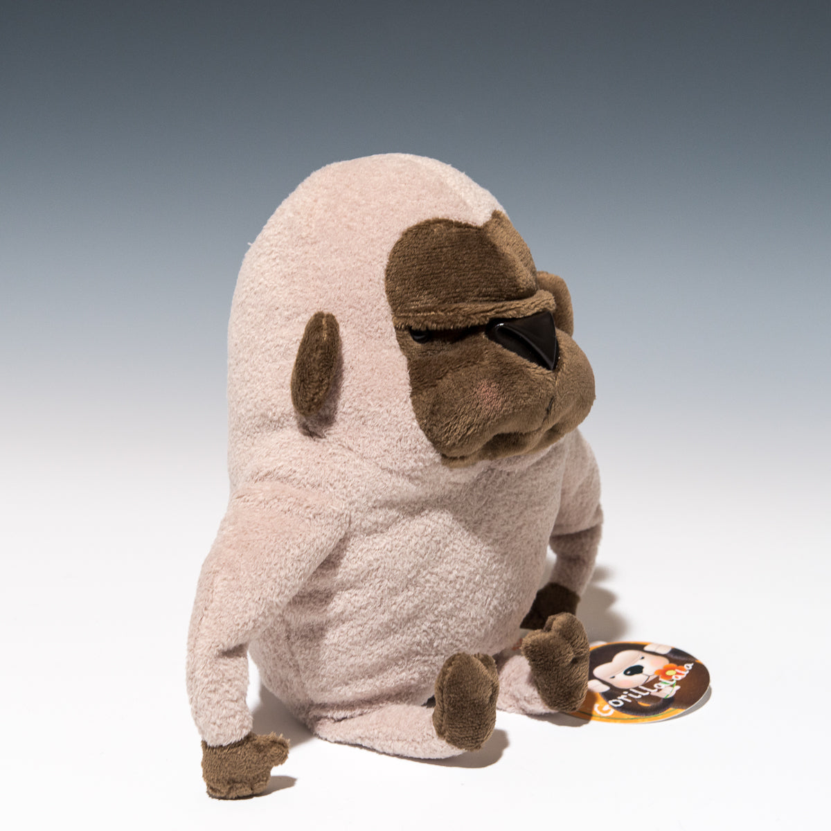 シナダ SHINADA ぬいぐるみ ゴリラララ (M) グレーの右横