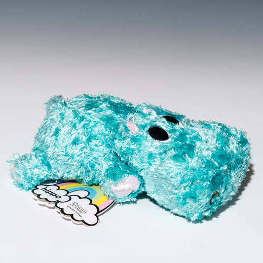 シナダ SHINADA ぬいぐるみ ヒッポー(S)ブルーグリーン HIP-0088 BL 右横