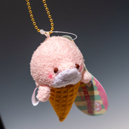 内藤デザイン研究所 ぬいぐるみ 海中散歩 アイスフレンズ マスコット(イルカベリー)の顔