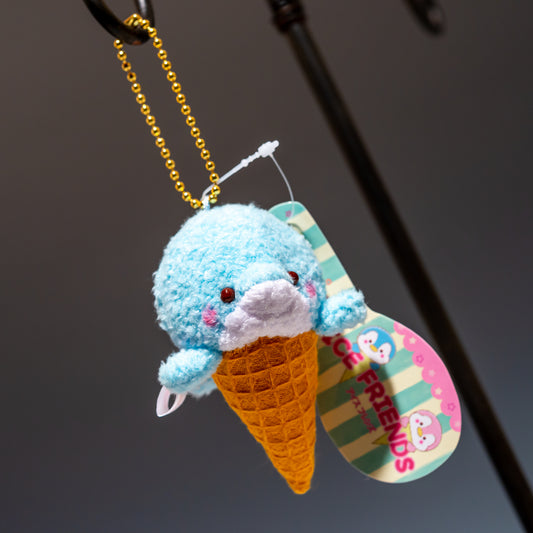 内藤デザイン研究所 ぬいぐるみ 海中散歩 アイスフレンズ マスコット(イルカソーダ)の顔