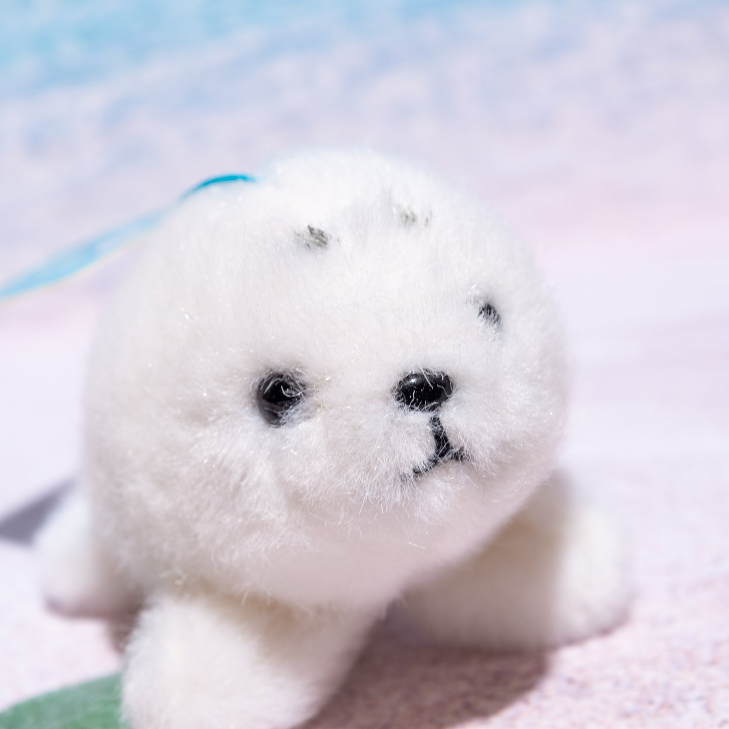 内藤デザイン研究所 ぬいぐるみ 海中散歩 ぽひぽひマスコット アザラシの顔