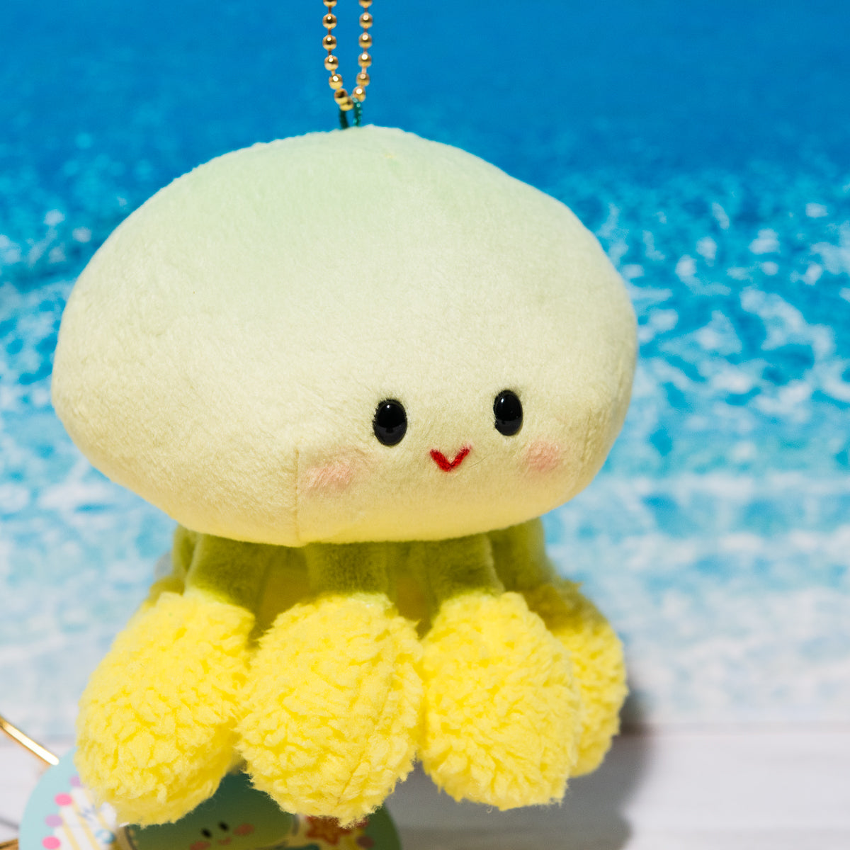 内藤デザイン研究所 ぬいぐるみ 海中散歩 くらげのプルモー マスコット(カラージェリー)の右横顔