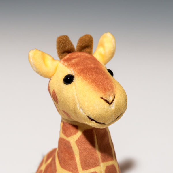 内藤デザイン研究所 ぬいぐるみ 大陸散歩 おともだちビーンズ キリンの右横顔