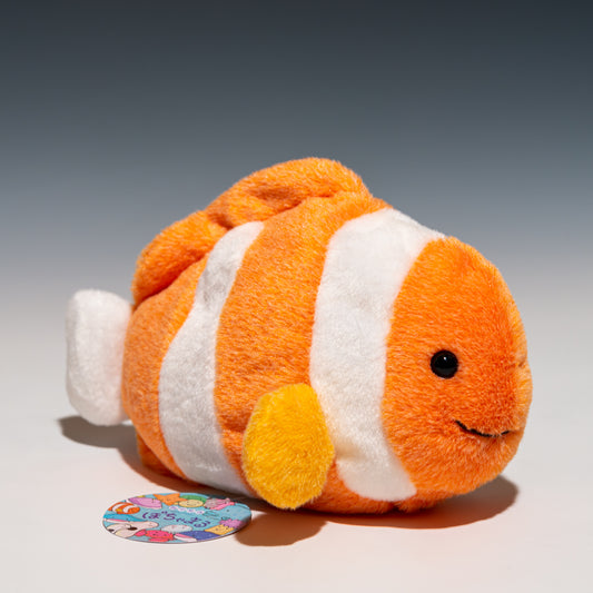 内藤デザイン研究所 ぬいぐるみ 海中散歩 ぽちゃまる Mサイズ クマノミ 右横