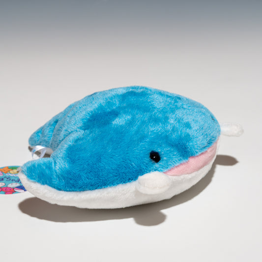 内藤デザイン研究所 ぬいぐるみ 海中散歩 ぽちゃまる Mサイズ マンタ 右横