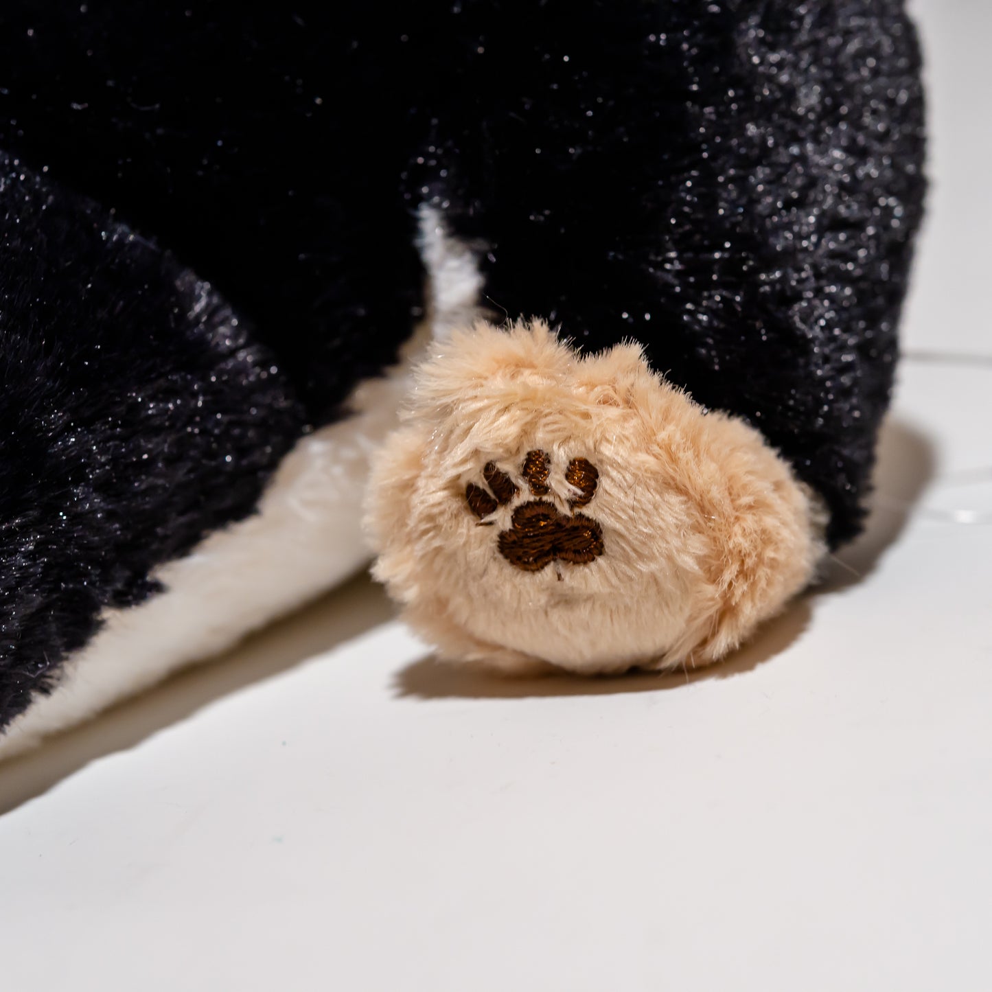 シナダ SHINADA ぬいぐるみ 豆子犬 黒柴 MMSB-0248 足