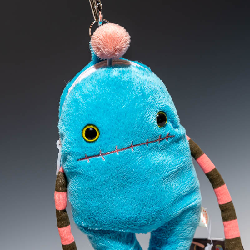 シナダ SHINADA ぬいぐるみ モケケ マルチデジタルポーチ アロ(BL) MKMP-0100B アップ