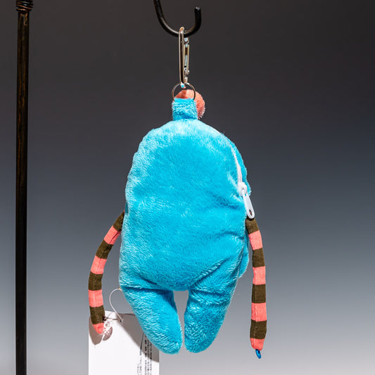 シナダ SHINADA ぬいぐるみ モケケ マルチデジタルポーチ アロ(BL) MKMP-0100B 後ろ