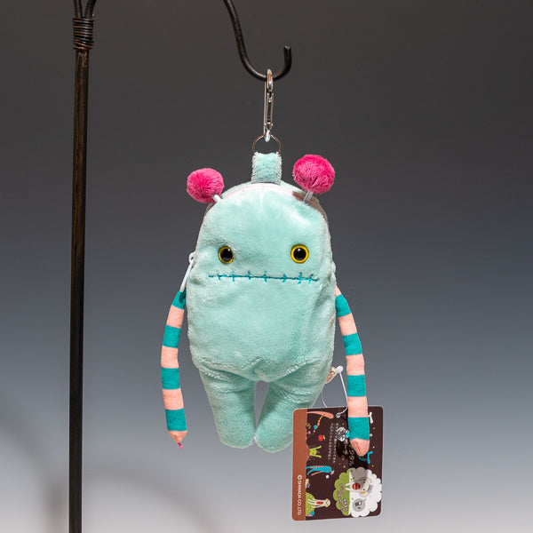 シナダ SHINADA ぬいぐるみ モケケ マルチデジタルポーチ クル (LG)の正面