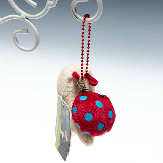 シナダ SHINADA ぬいぐるみ モケケ ストラップ ドクツムケ MKS-0048I 後ろ