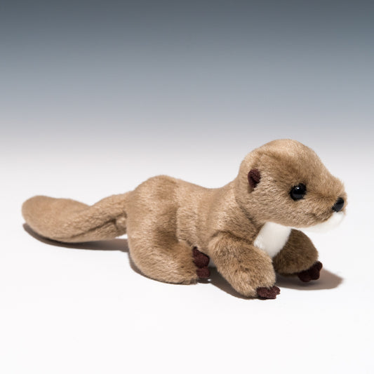 たけのこ TAKENOKO ぬいぐるみ マリンシリーズ カワウソ S 新色 (ベージュ) 80750 右横