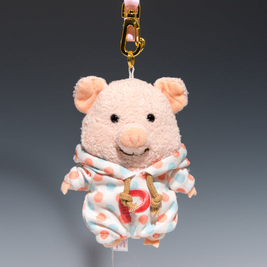 内藤デザイン研究所 ぬいぐるみ ぷーとん ドットパーカー マスコット アップ