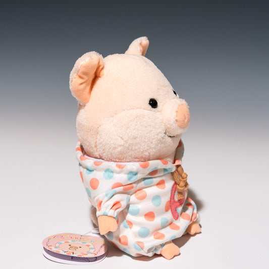 内藤デザイン研究所 ぬいぐるみ ぷーとん ドットパーカー Sの右横