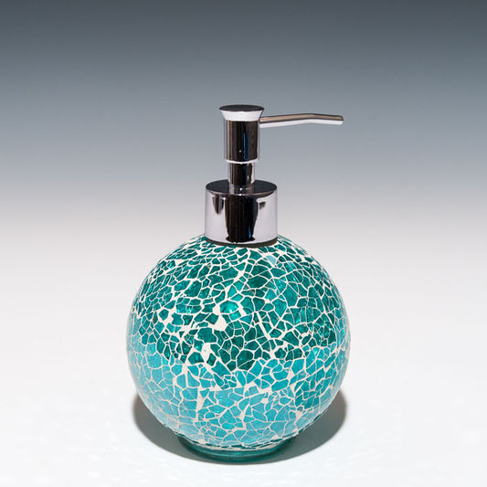 モザイクラウンドディスペンサー アクアマリンの正面2