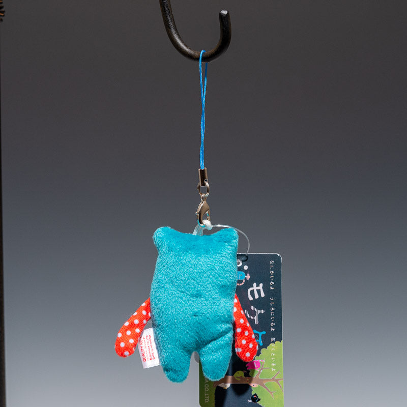 シナダ SHINADA ぬいぐるみ モケケ チモッケ ストラップ ベェ MKM-0045MB 後ろ