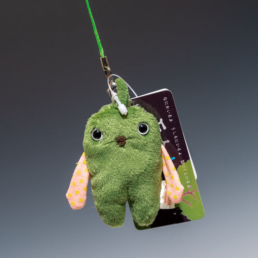 シナダ SHINADA ぬいぐるみ モケケ チモッケ ストラップ コチ MKM-0045OG アップ