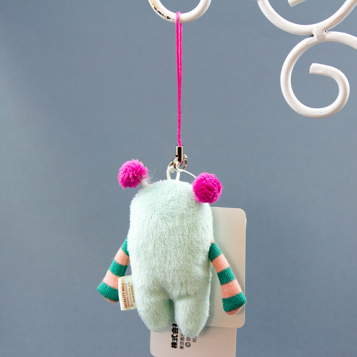 シナダ SHINADA ぬいぐるみ モケケ チモッケ ストラップ クル MKM-0045LG 後ろ