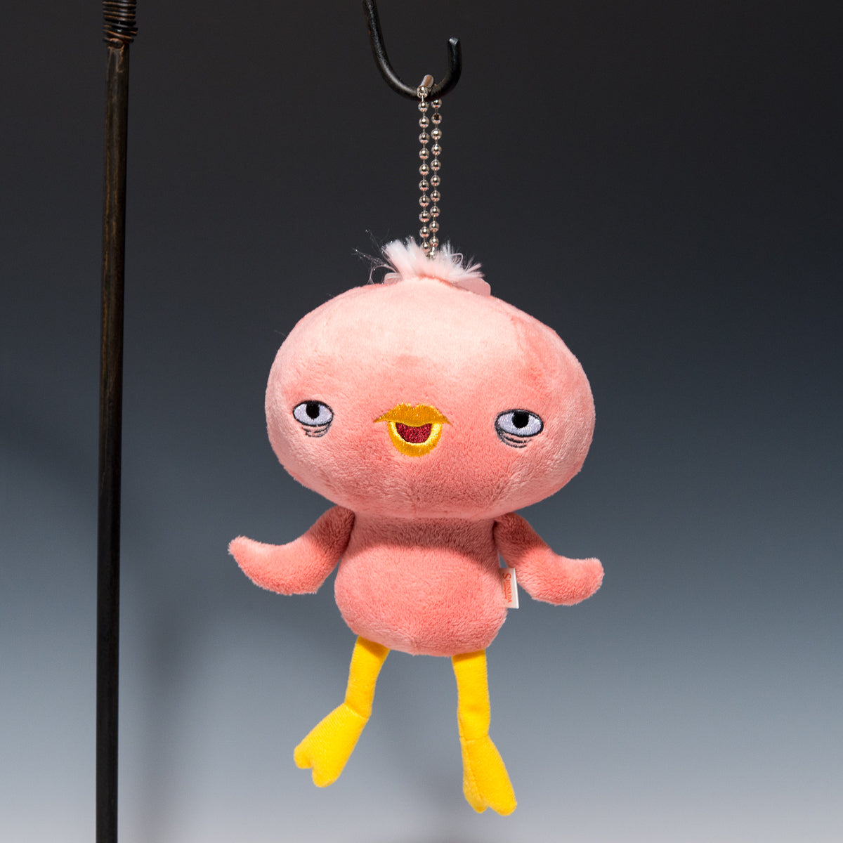 シナダ SHINADA ぬいぐるみ ヨワソーズ トリ(M)ピンク YOWT-0100P 正面