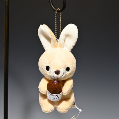 シナダ SHINADA ぬいぐるみ クリームとストロベリー(S)cream CREAM-0068 ぶら下げた正面
