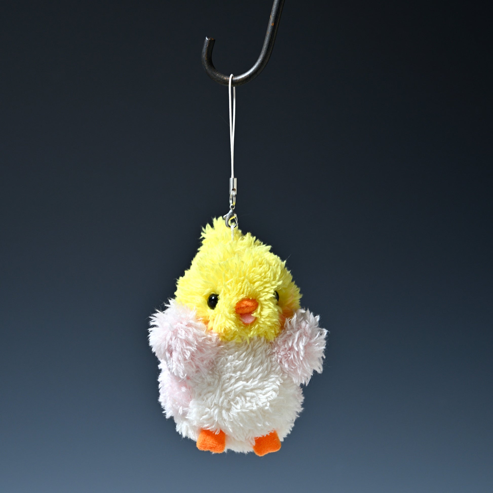 シナダ SHINADA ぬいぐるみ baby strap ベイビーストラップ オカメインコ ピンク BNOI-0058P ぶら下げた正面