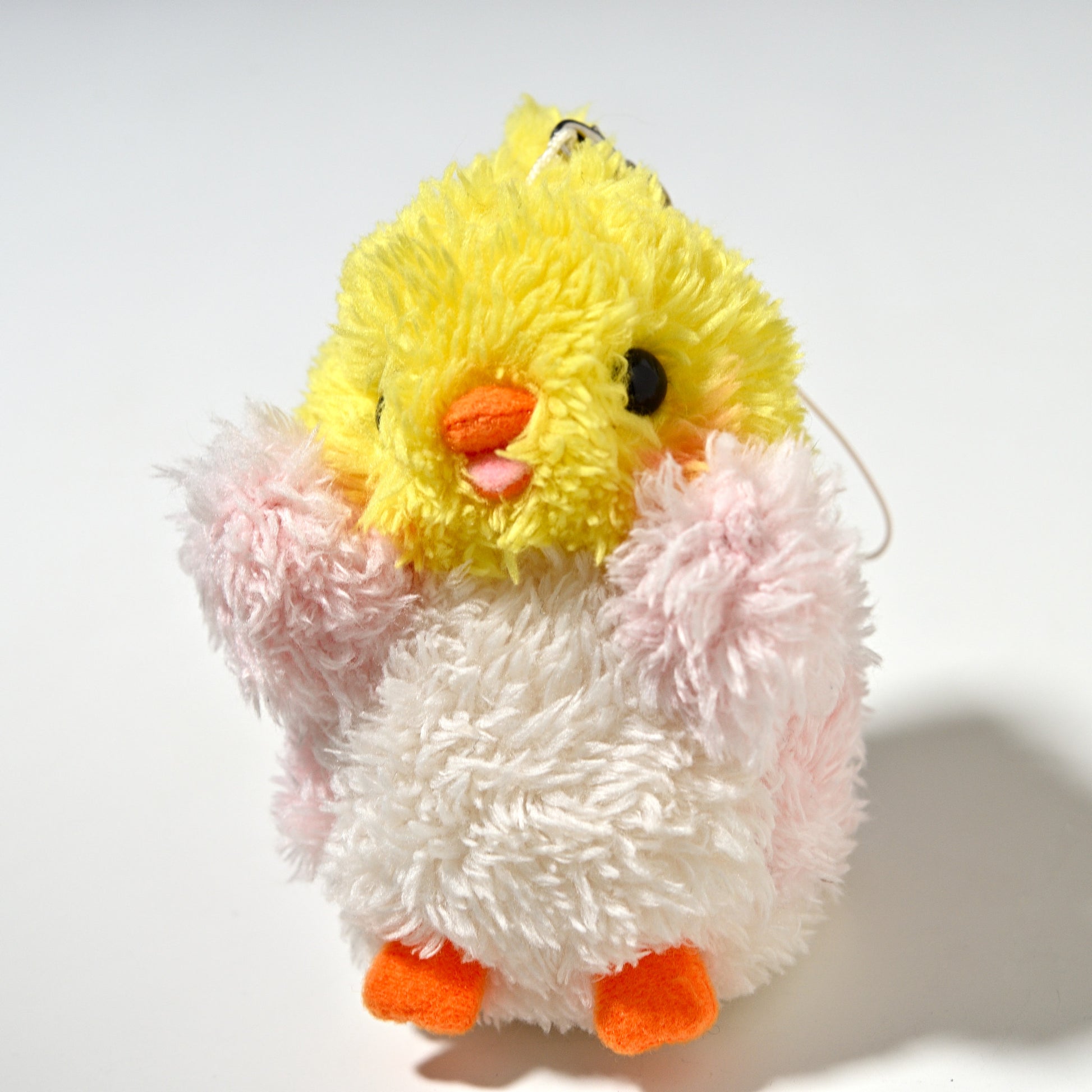 シナダ SHINADA ぬいぐるみ baby strap ベイビーストラップ オカメインコ ピンク BNOI-0058P 左横顔