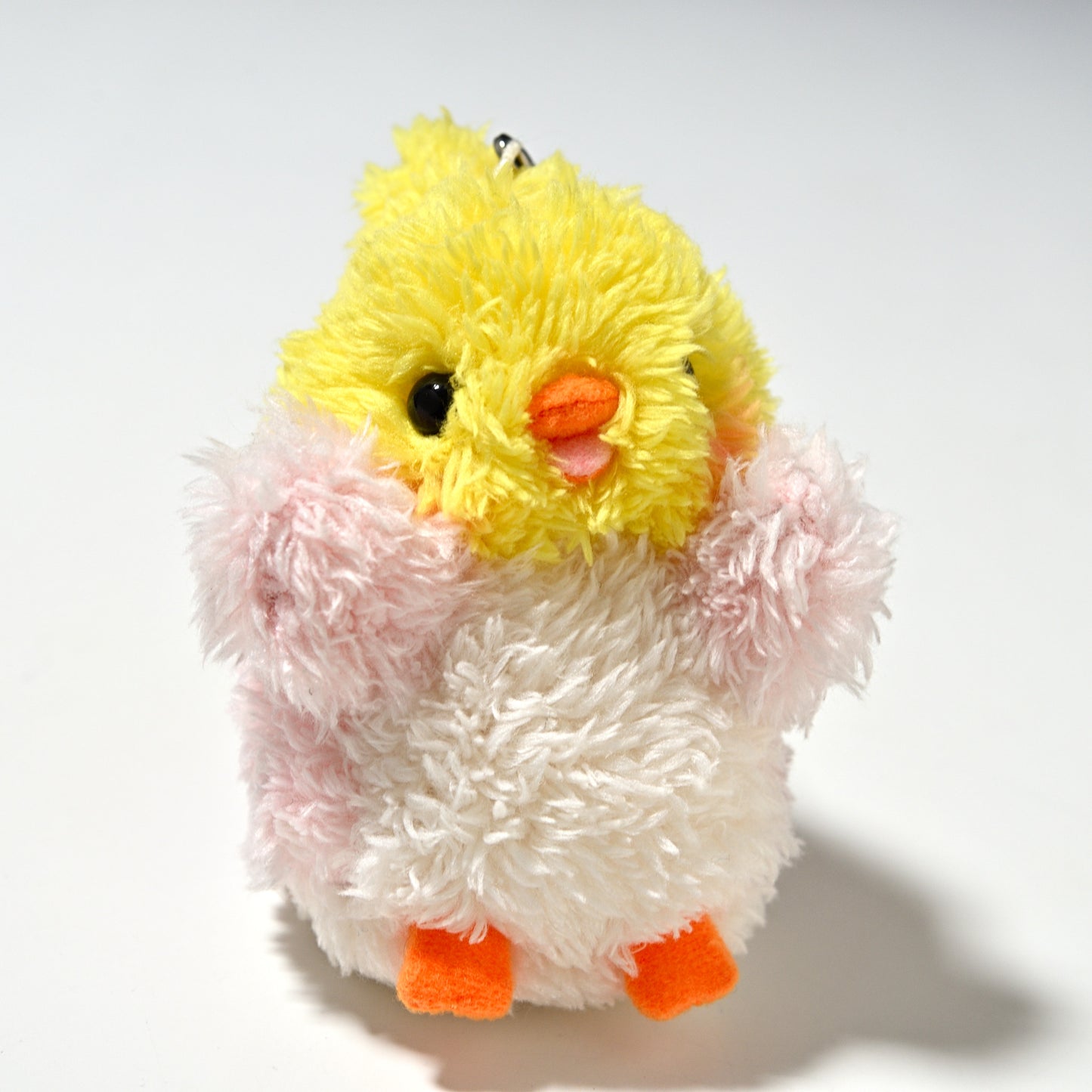 シナダ SHINADA ぬいぐるみ baby strap ベイビーストラップ オカメインコ ピンク BNOI-0058P 右横顔