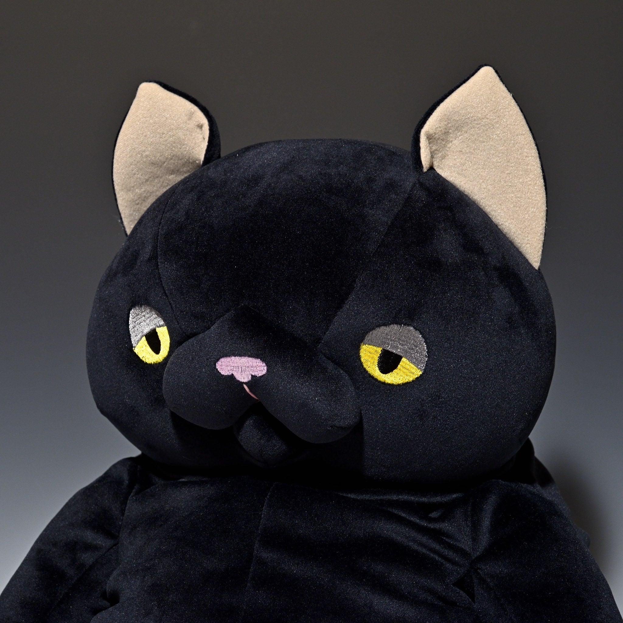 シナダ SHINADA ぬいぐるみ もちねこ クロ(XL) MONE-0880B