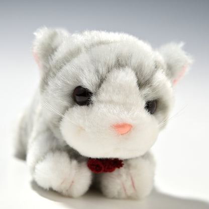 たけのこ TAKENOKO ぬいぐるみ シェリー這い ネコ グレー 58846 右横顔