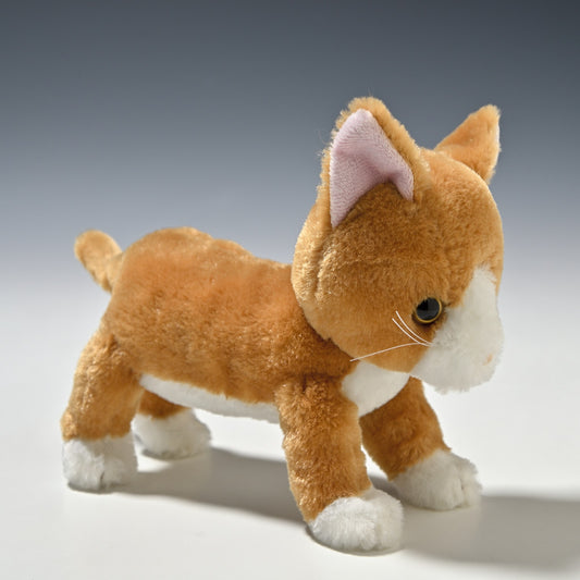 シナダ SHINADA ぬいぐるみ いっしょね ちゃしろねこ ISCC-0198 左横