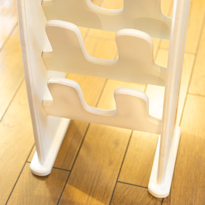 木製 クラック塗装仕上げ スリッパラック クラシックローズ スリッパスタンド部分