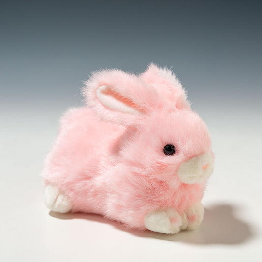 たけのこ TAKENOKO ぬいぐるみ プチどりーむ ミニ (A) ウサギ ピンク 95012 左横