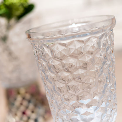 ガーデニング雑貨 ガラス製 フラワーベース Mosaic ツートンベース(B-dama) CGI-165 | 彩か SAIKAのアップ
