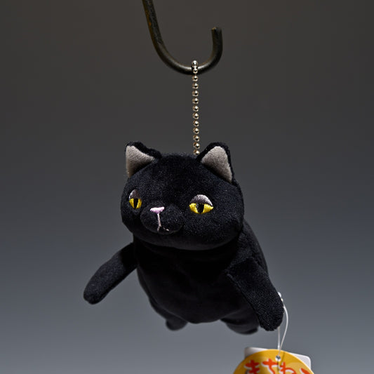 シナダ SHINADA ぬいぐるみ もちねこ クロ(mini) MONE-0088B 正面