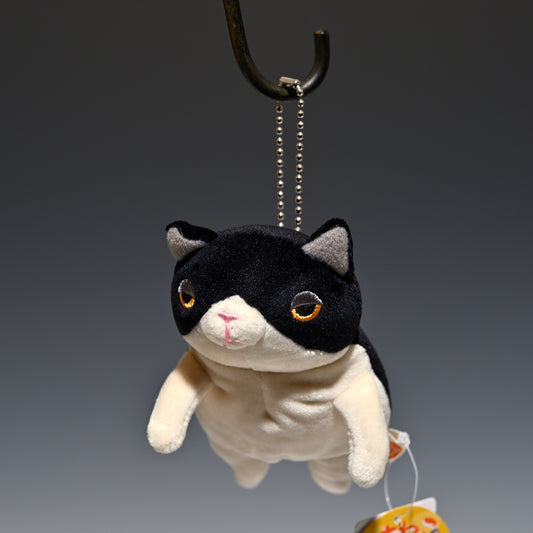 シナダ SHINADA ぬいぐるみ もちねこ ハチワレ(mini) MONE-0088H 正面