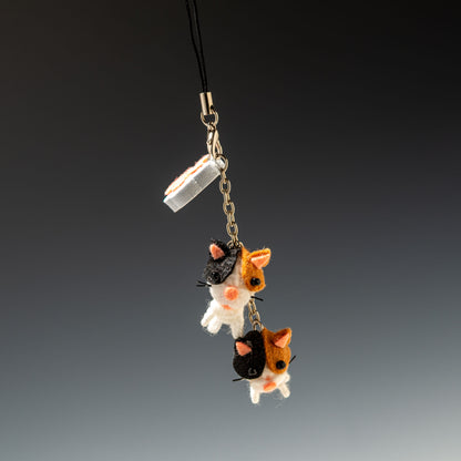 カラーズ ぬいぐるみ MIGAWARI 身代わり アニマルストラップ ネコひろし【恋愛運】アップ