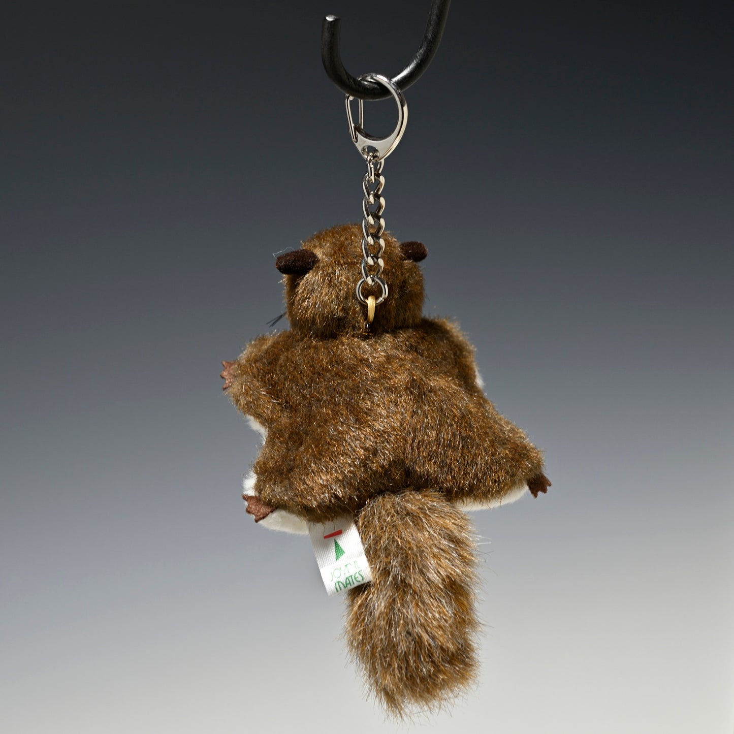 たけのこ TAKENOKO ぬいぐるみ モモンガ キーホルダー 茶 58031 後ろ