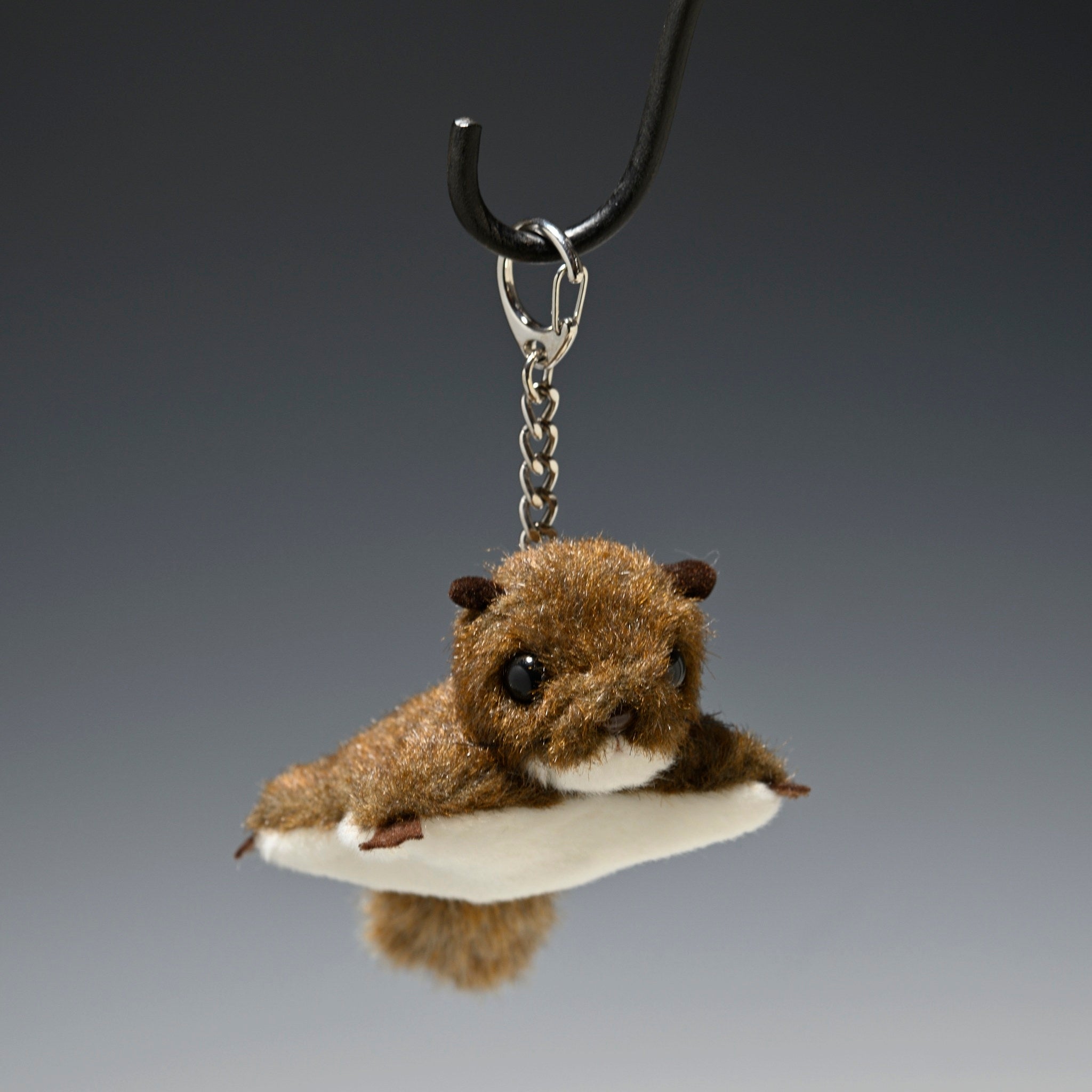 たけのこ TAKENOKO ぬいぐるみ モモンガ キーホルダー 茶 58031