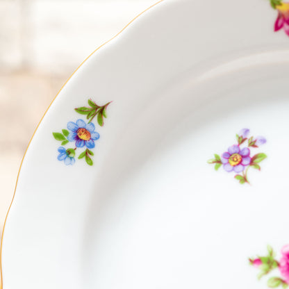 ドイツ製 キッチン雑貨 TRIPTIS PORZELLAN 磁器製 ホワイトプレート アップ2