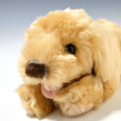 吉徳 ぬいぐるみ ゴールデンレトリバー SS  180370 左横顔