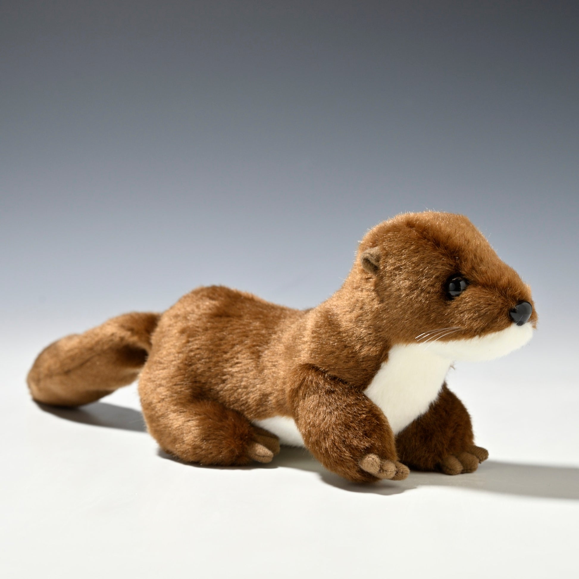 たけのこ TAKENOKO ぬいぐるみ マリンシリーズ カワウソ M ブラウン 14814 左横