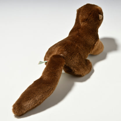 たけのこ TAKENOKO ぬいぐるみ マリンシリーズ カワウソ M ブラウン 14814 後ろ