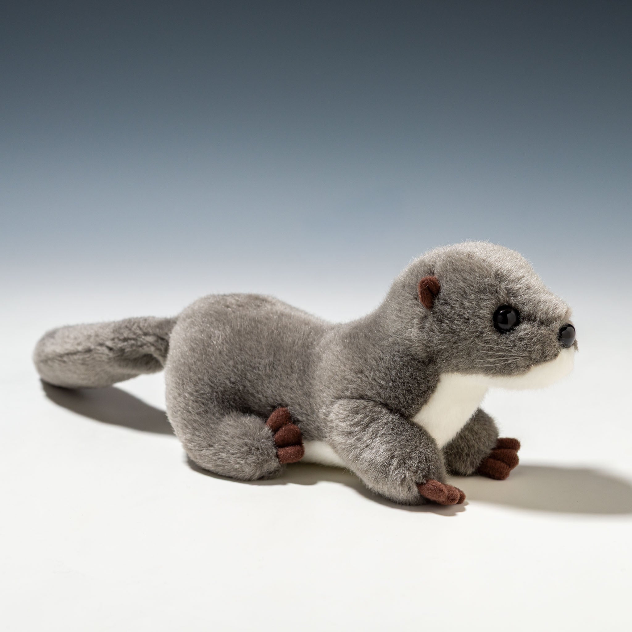 たけのこ TAKENOKO ぬいぐるみ マリンシリーズ カワウソ M グレー