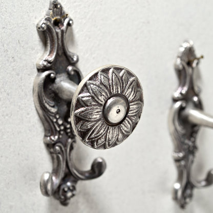 アルミニウム製 壁掛け クラシカル デコールウォールフック 2個セット アップ