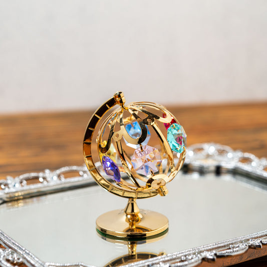 ロイヤルアーデン Royal Arden スワロフスキー Swarovski オーナメント 地球儀 01435 後ろ