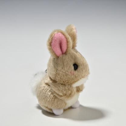 たけのこ TAKENOKO ぬいぐるみ ミニミニキッズ ウサギ 茶 48546 左横