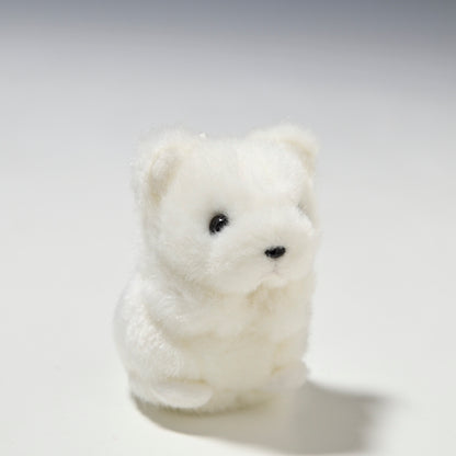 たけのこ TAKENOKO ぬいぐるみ ミニミニキッズ クマ 白 48544 右横顔