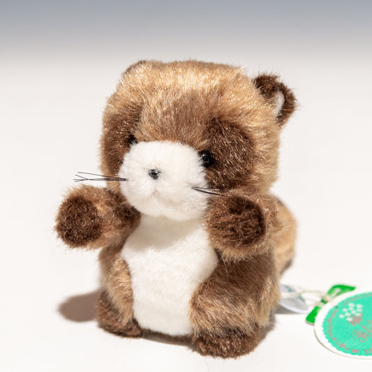 たけのこ TAKENOKO ぬいぐるみ プチプチらんど 森のなかま タヌキ 58443 正面