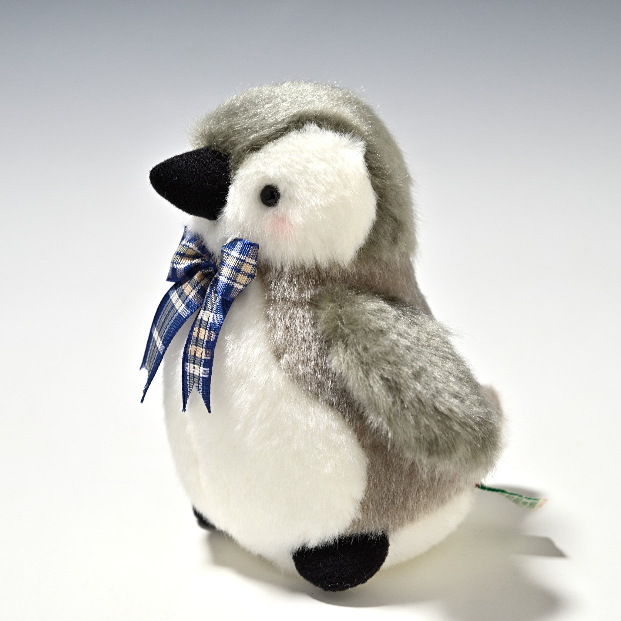 たけのこ TAKENOKO ぬいぐるみ マリンシリーズ ペンギン ミニ リボン青